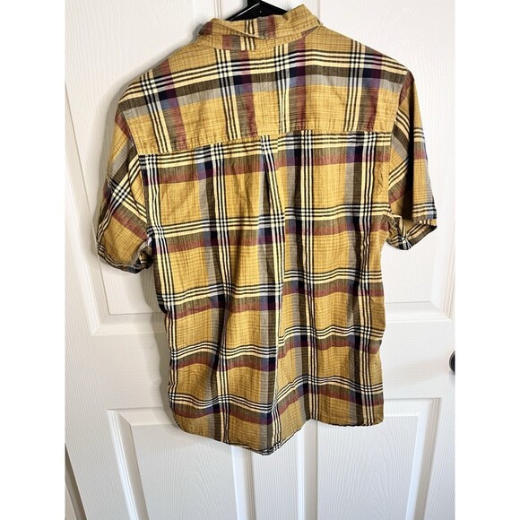 Toad & Co Smythy Button Up Shirt Plaid Organic Cotton Mens Medium Camping Hiking - Picture 6 of 9